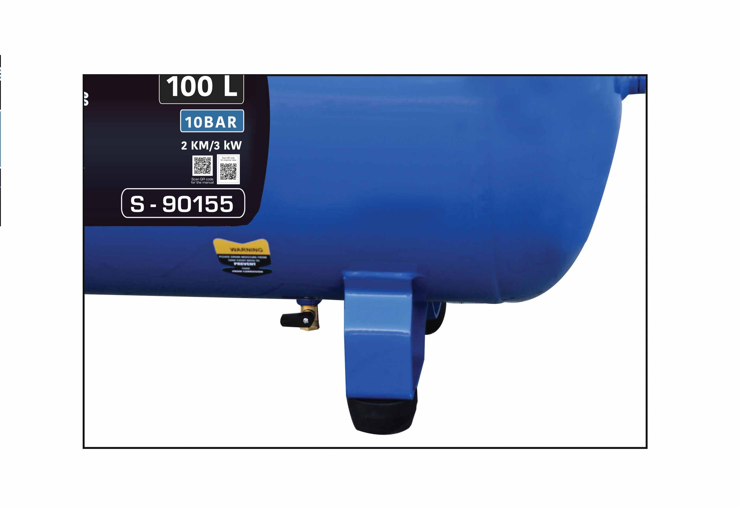 Αεροσυμπιεστής 100L 3HP 230V SATRA