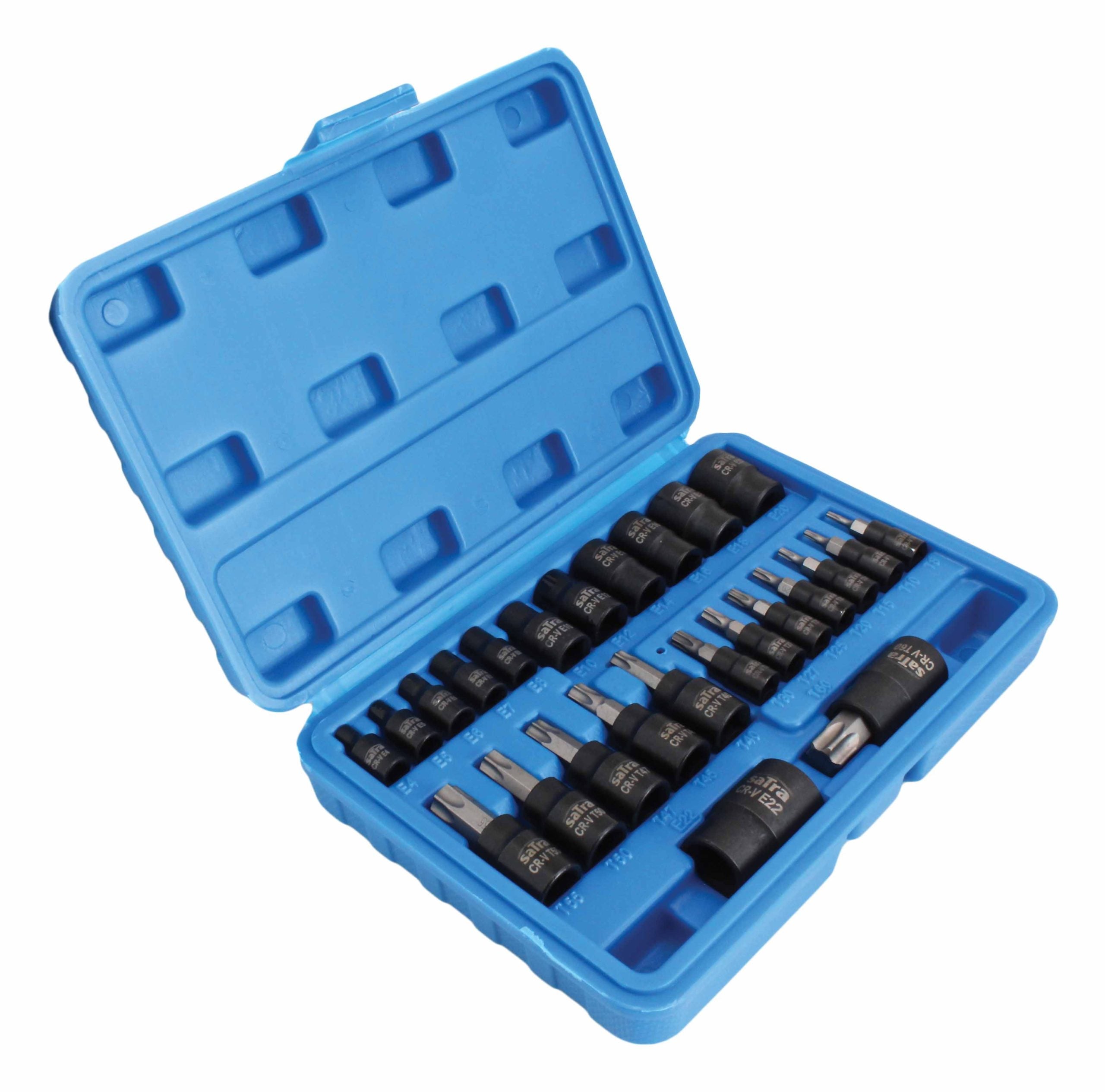 Καρυδακια Torx 1/4" 3/8" 1/2" Αρσενικα Και Θηλυκα Αεροσ Σετ 25Tmx