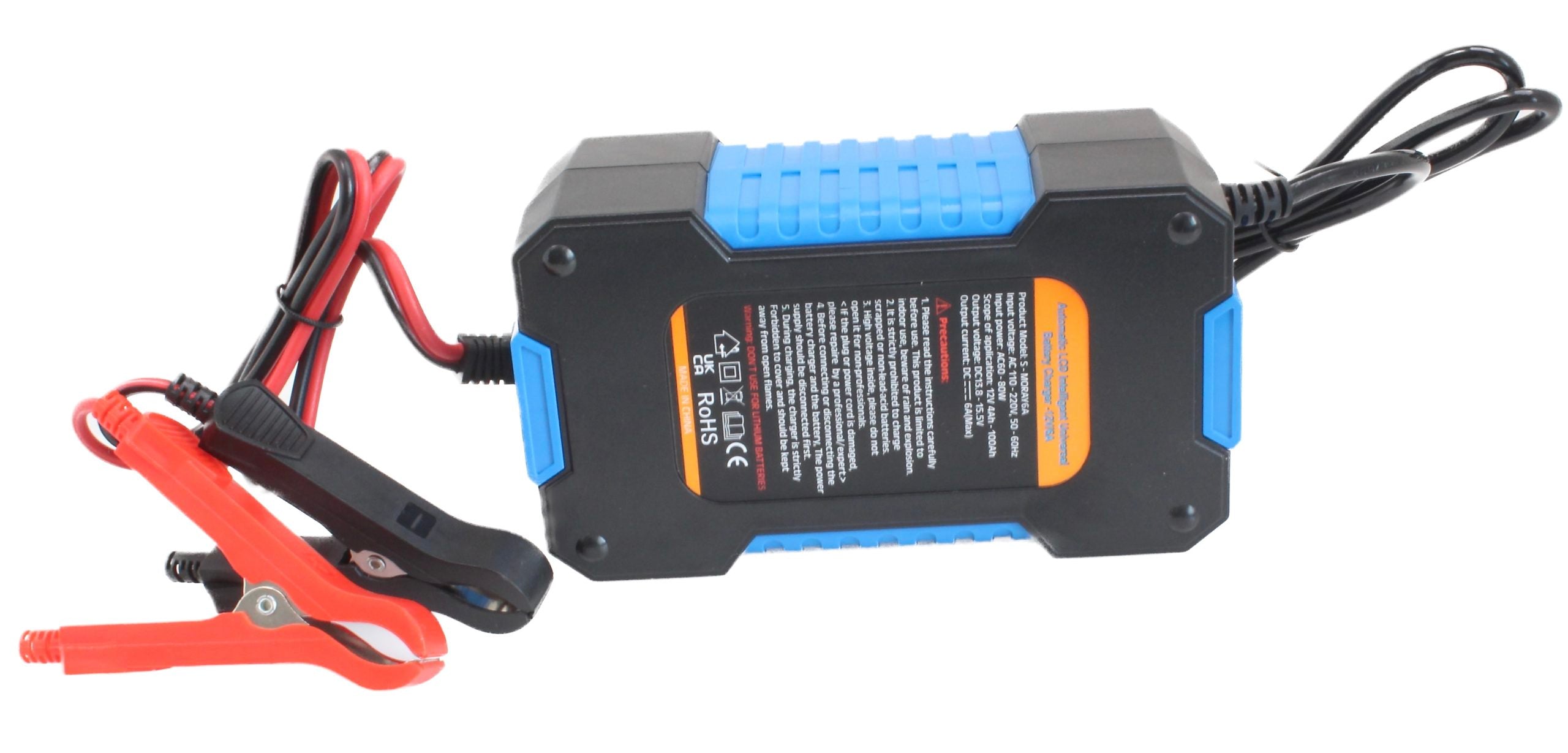 Φορτιστησ Μπαταριασ Αυτοκινητου Με Ψηφιακη Οθονη Lcd 12V 6A