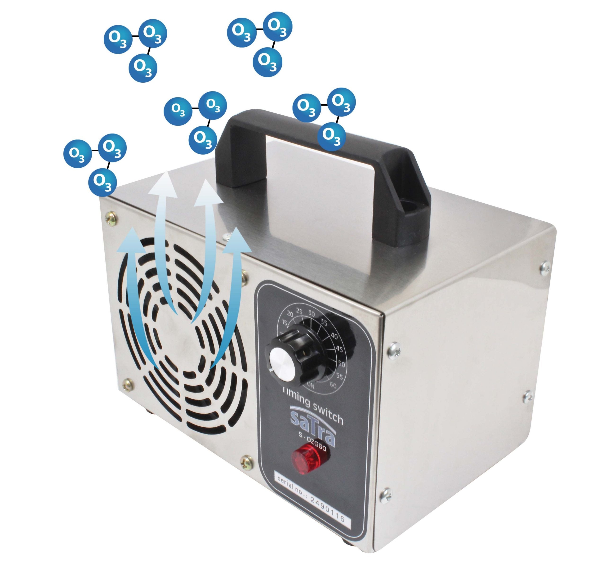 Γεννήτρια Όζοντος 6000 Mg/H Με Χρονοδιακόπτη Satra