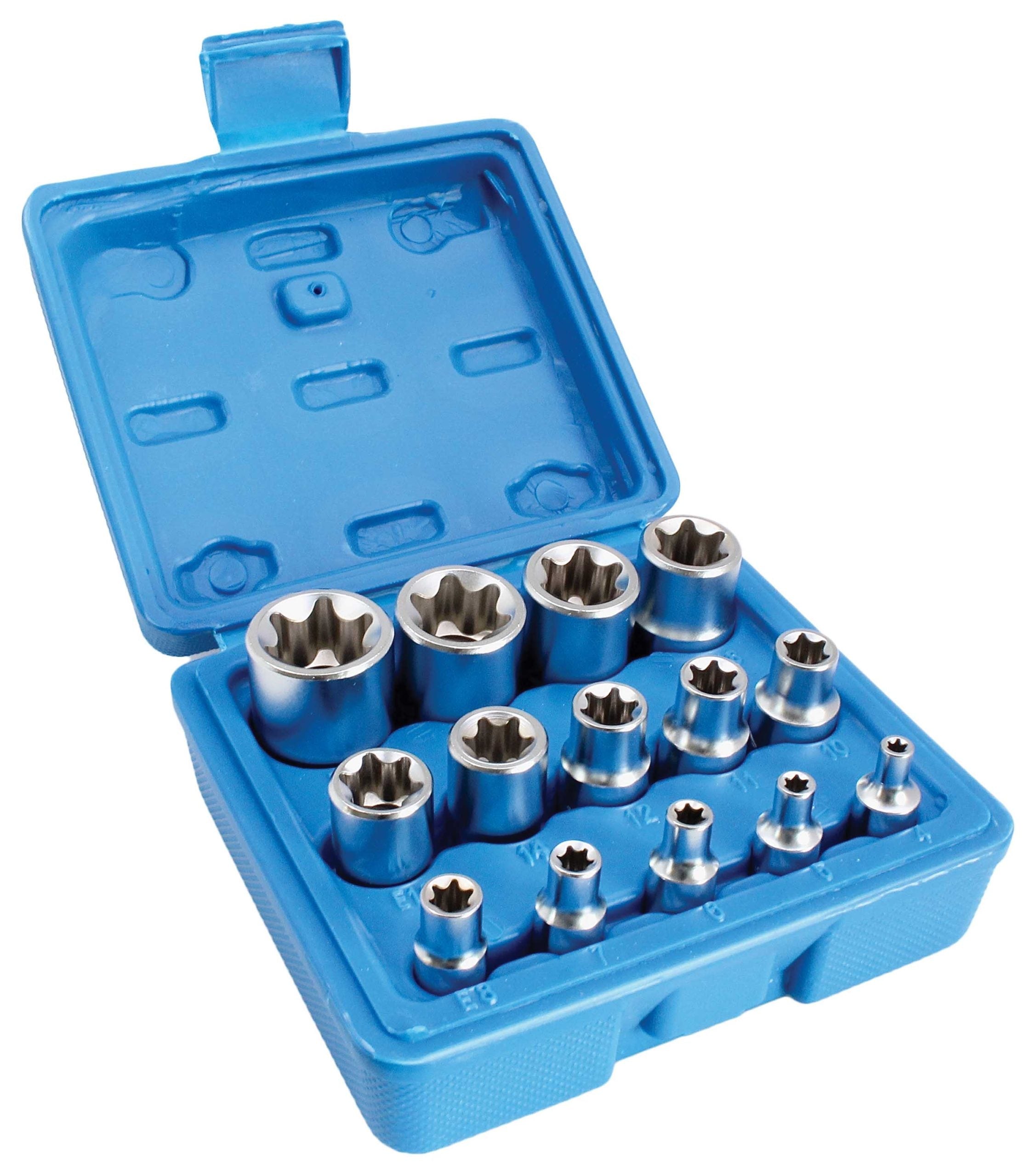 Καρυδακια Torx E4-E24 1/4" 3/8" 1/2" Σετ 14Τμχ