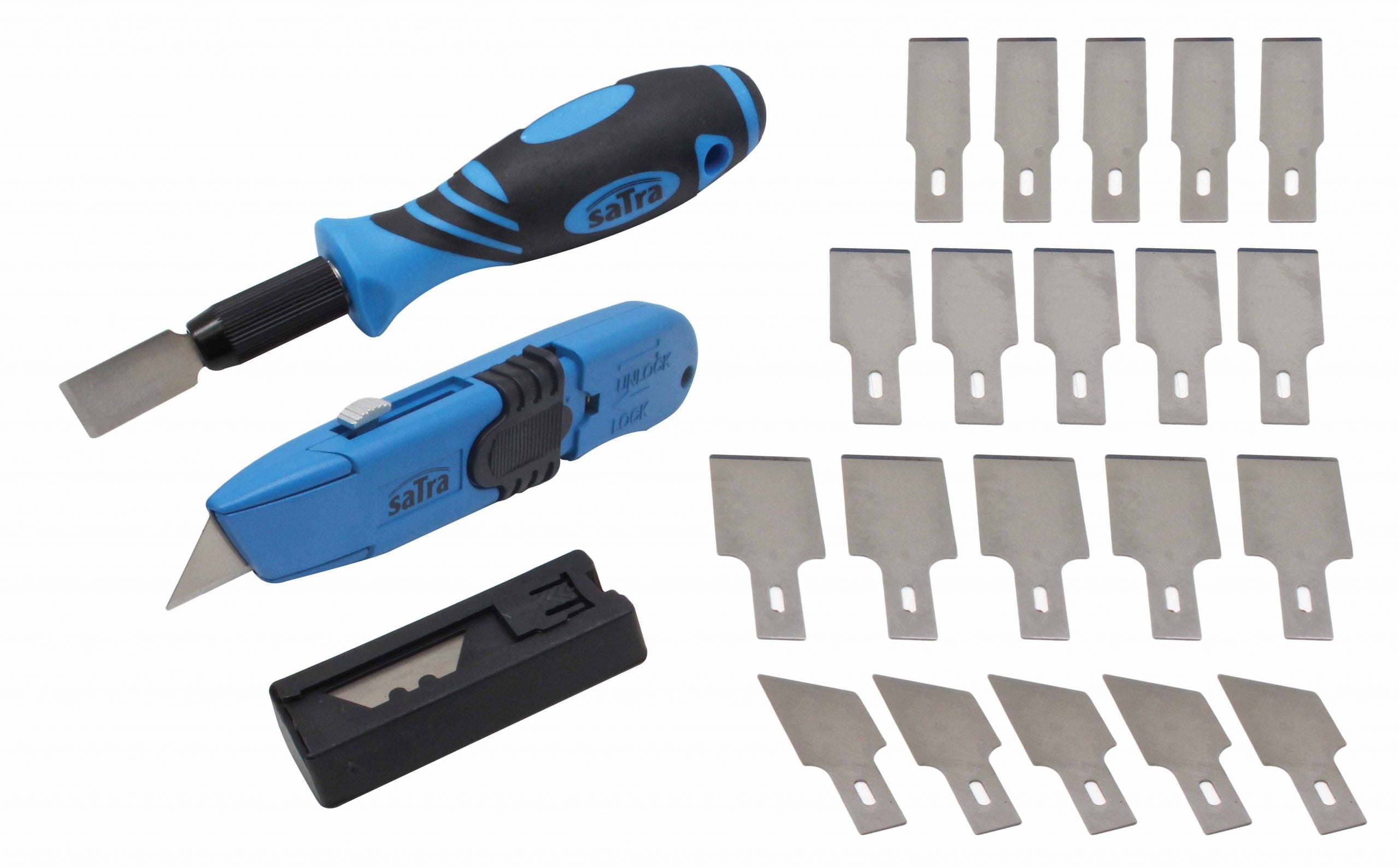 Σετ Ξύστρα Και Κόφτης 30Τμχ SATRA