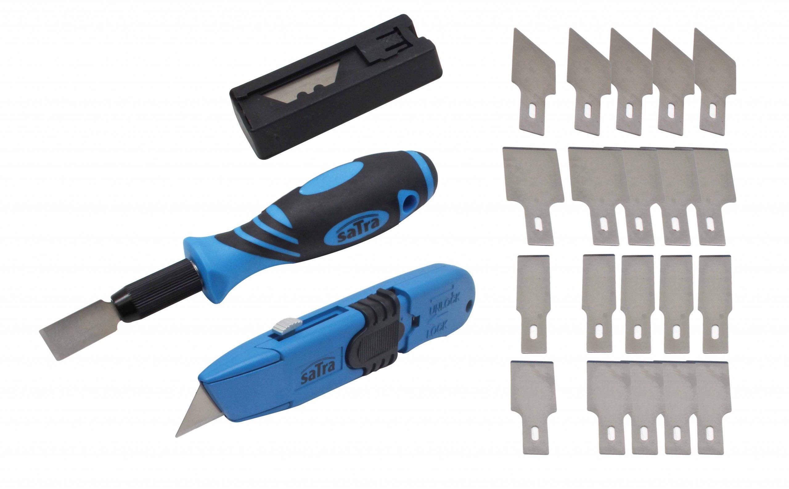 Σετ Ξύστρα Και Κόφτης 30Τμχ SATRA