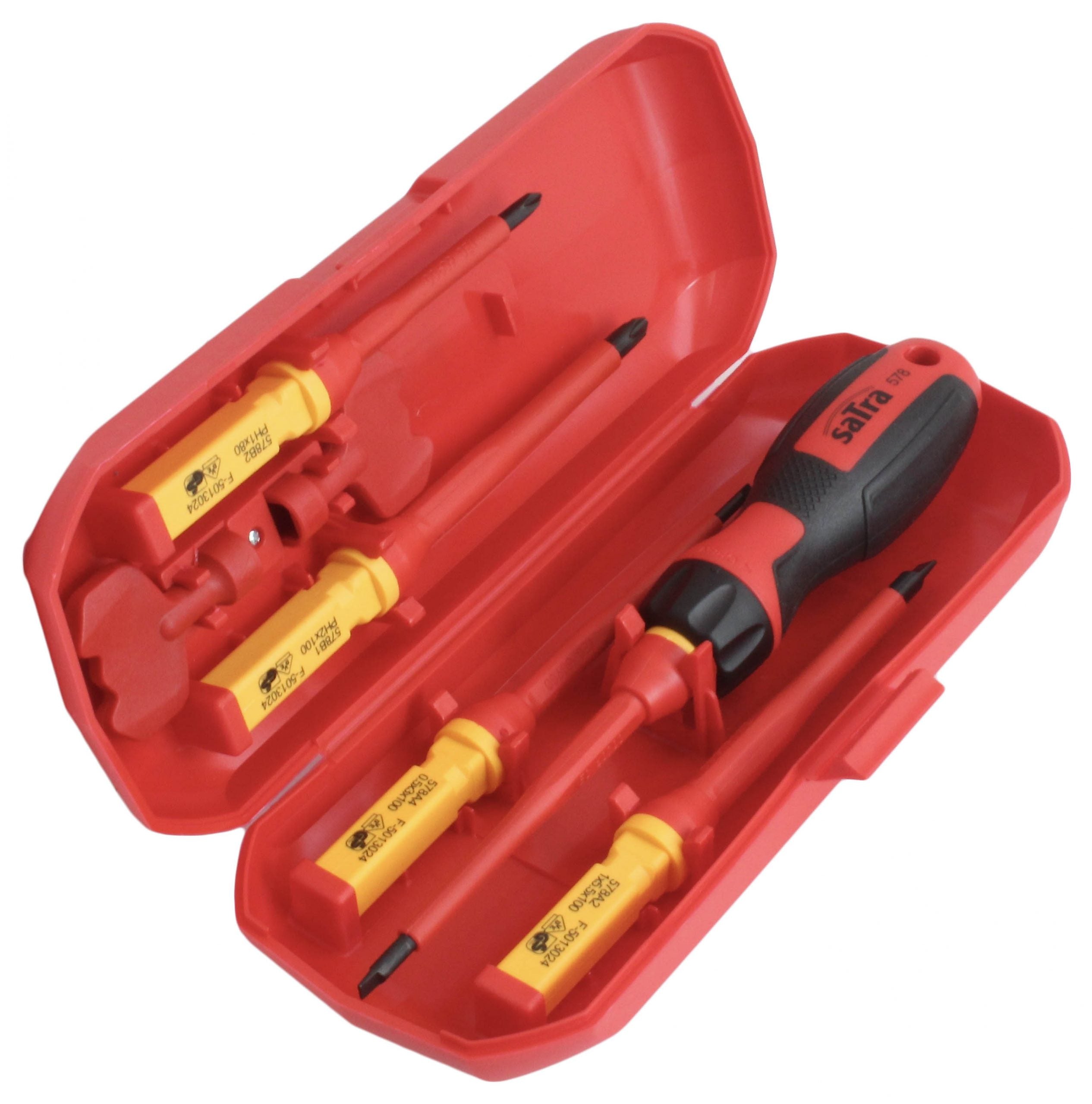 Σετ Κατσαβίδια Ηλεκτρολόγου Vde Με Εναλλάξιμες Μύτες, 8 Τεμάχια