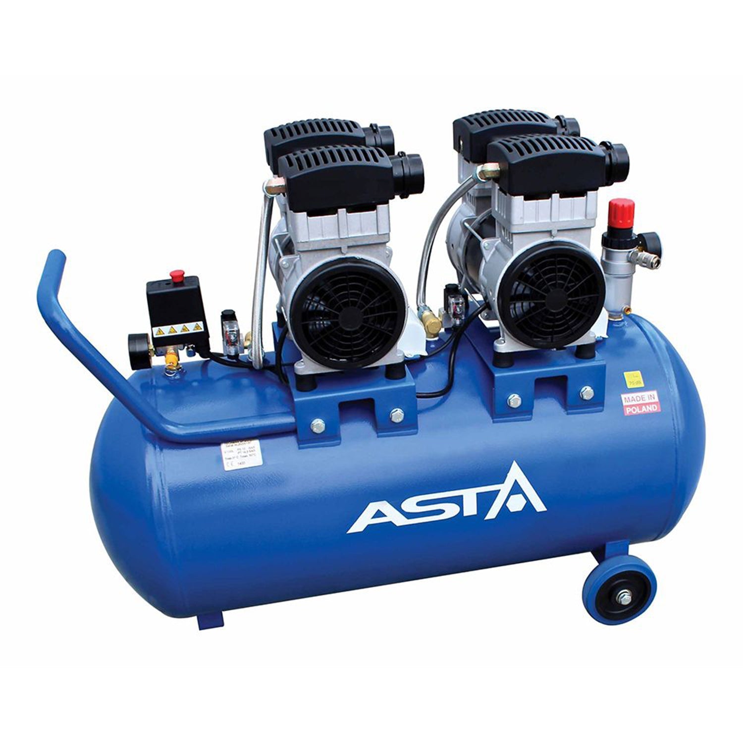 Συμπιεστησ Χωρισ Λαδι 100L 3Kw 230V Asta