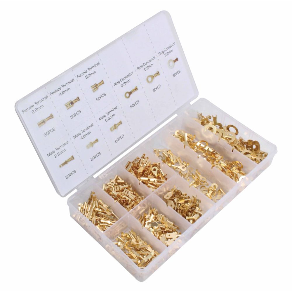 Σετ Ηλεκτρικοί Σύνδεσμοι Καλωδίων Αυτοκινήτου 450 Τεμάχια