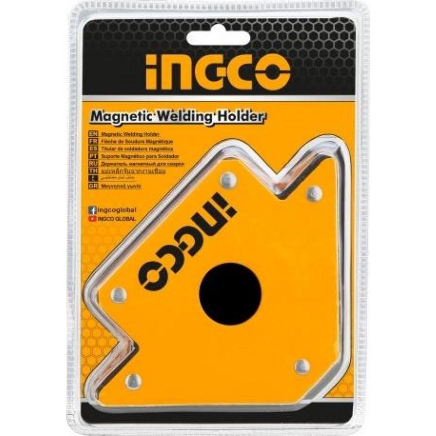 Ingco Amwh50041 Γωνία Συγκόλλησης Με Μαγνητική Ικανότητα 23Kg & Γωνίες 135° / 45° / 90°