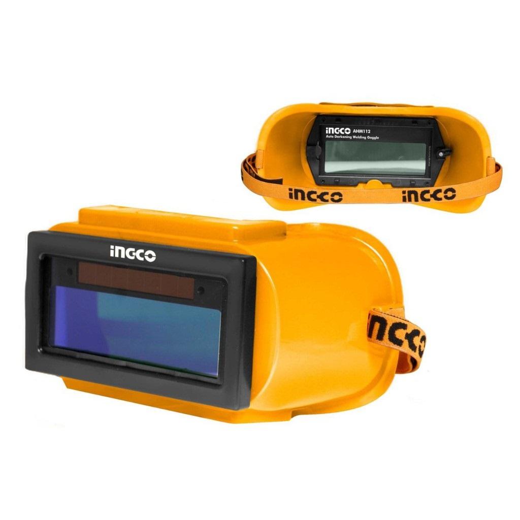 Ingco Ηλεκτρονικά Γυαλιά Ηλεκτροκόλλησης Οπτικού Πεδίου 95X31Mm Πορτοκαλί