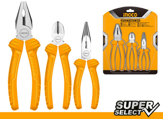 Σετ Πενσοειδη Eργαλεια 3Τμχ Ingco Super Select
