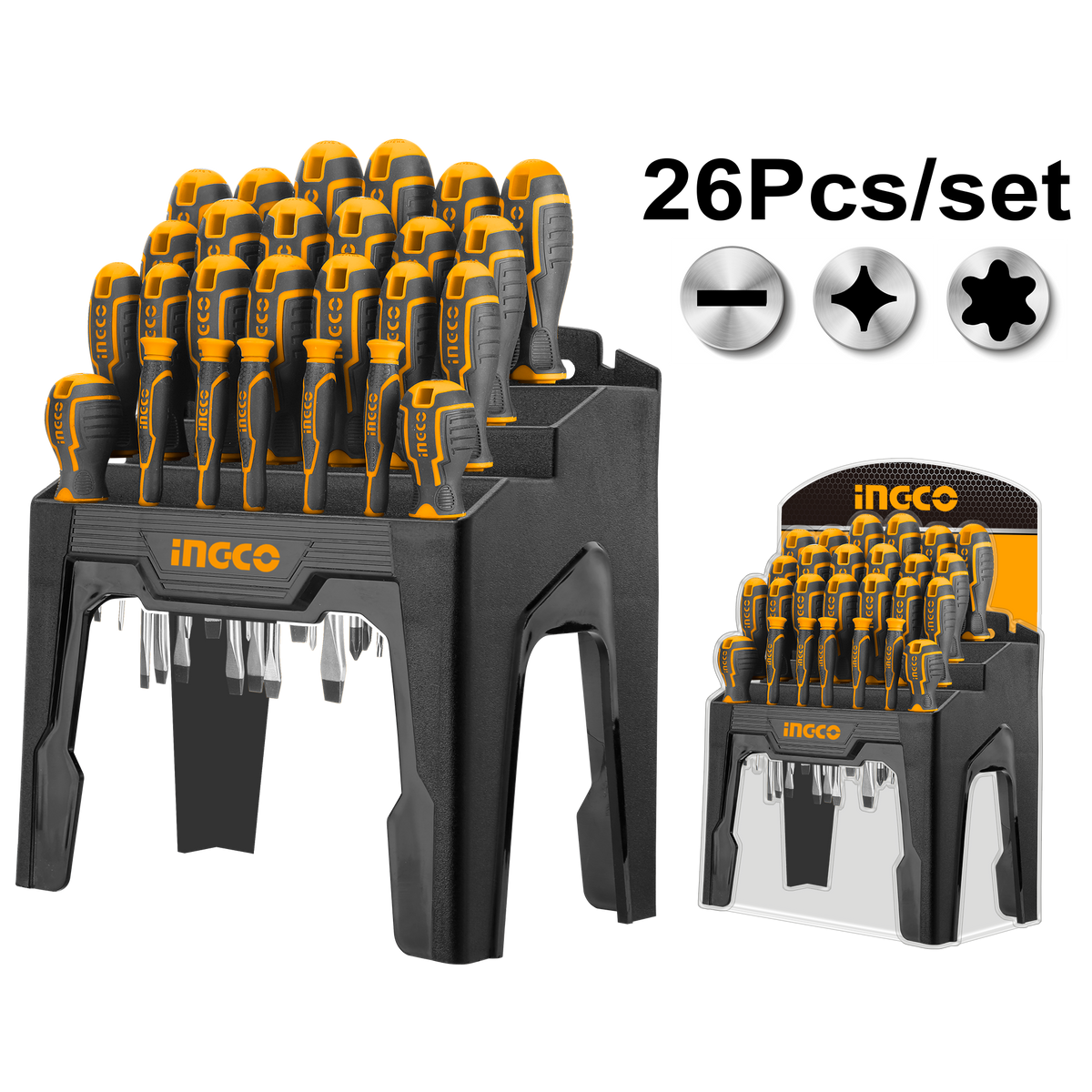 Ingco Σετ 26 Κατσαβίδια