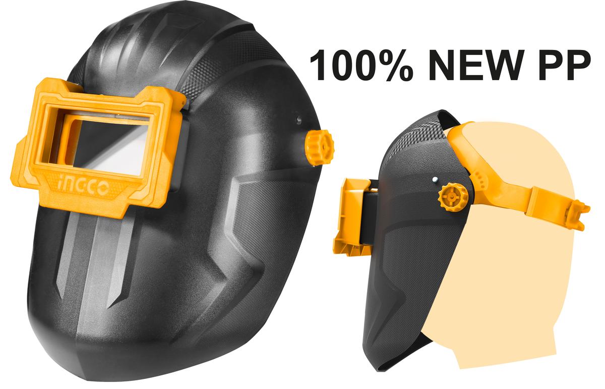 Ingco Μάσκα Ηλεκτροκόλλησης Οπτικού Πεδίου 108X50Mm