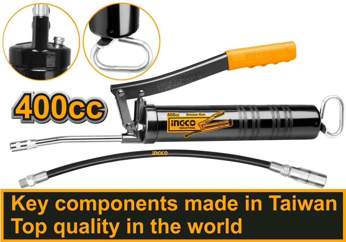 Ingco Γρασαδόρος Χειρός Με Εύκαμπτο Λάστιχο