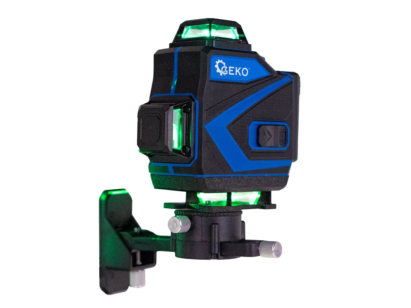 Aλφάδι Laser 360° 4D Με 2 Επαναφορτιζόμενες Μπαταρίες GEKO