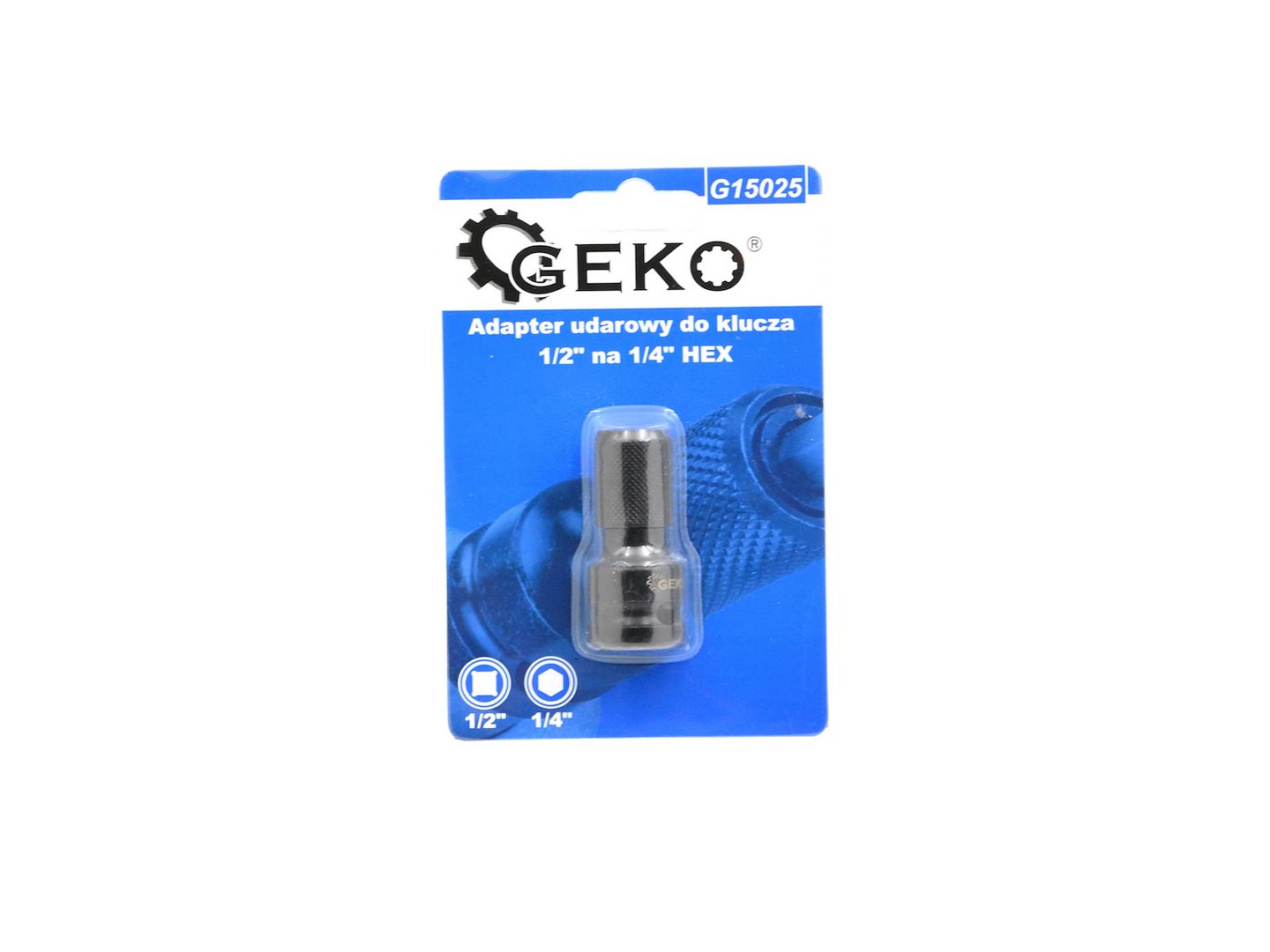 Αντάπτορας Κρουστικός Για Μύτες 1/2"-1/4" Hex GEKO