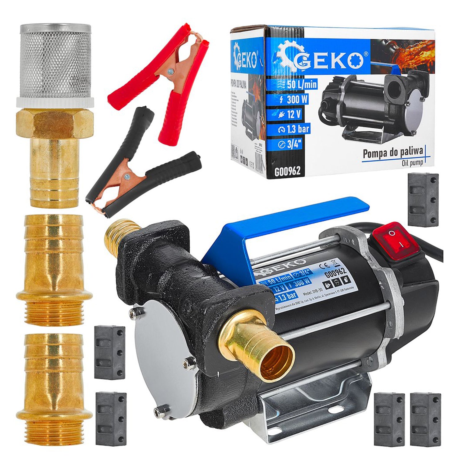 Αντλία Μεταφοράς Καυσίμου Diesel 12V 300w GEKO