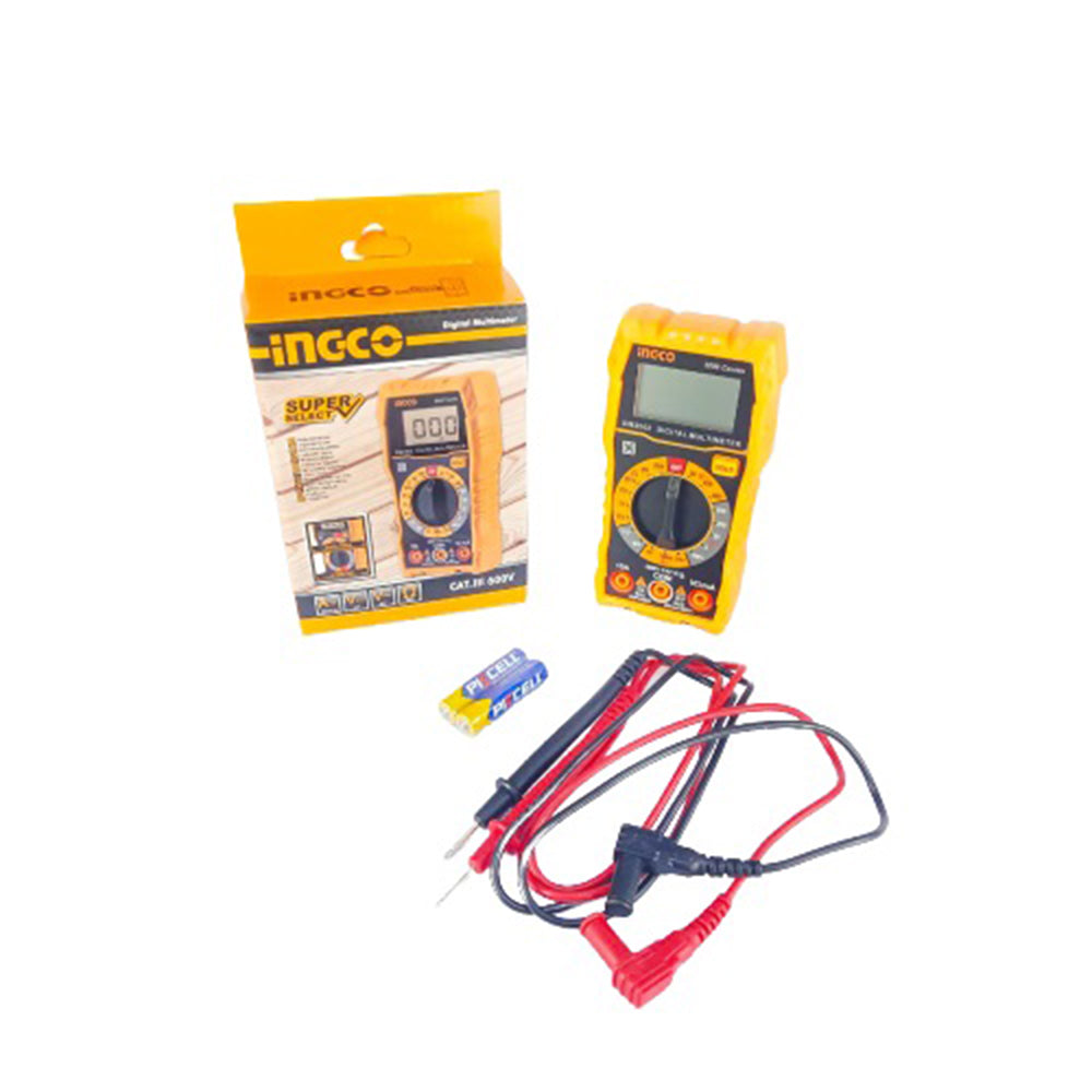 Ingco Dm2002 Ψηφιακό Πολύμετρο Με Μέτρηση Ac / Dc / Αντίστασης