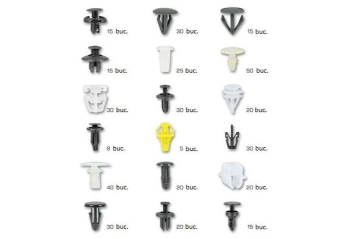 Σετ Πλαστικά Κλιπς Και Συνδετήρες Αυτοκινήτου Για Honda, 345 Τεμαχίων