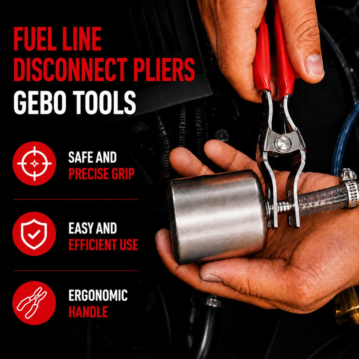 Πένσα Αφαίρεσης Σωληνάκια Καυσίμων GEBO TOOLS