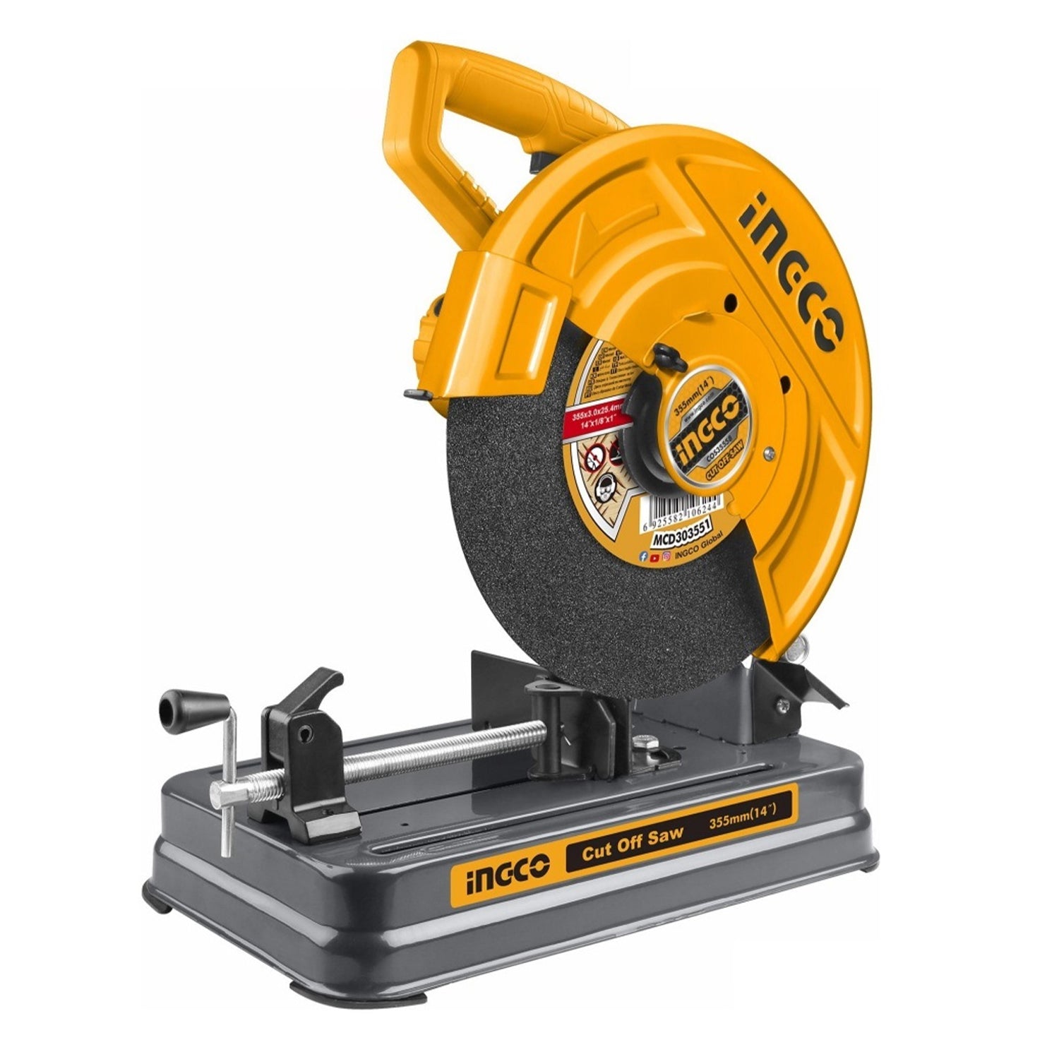 Κυκλικό Πριόνι Κοπής / Διαμόρφωσης Μετάλλων 2.2Kw 355Mm Ingco
