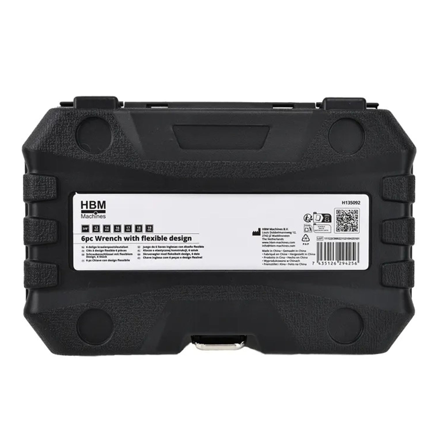 Σετ Καρυδάκια 3/8" Σπαστά Για Σωλήνες 12-19mm 6Τμχ HBM