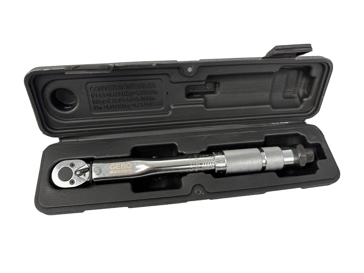Δυναμόκλειδο-Ροπόκλειδο 1/4" 5-25Nm GEBO TOOLS