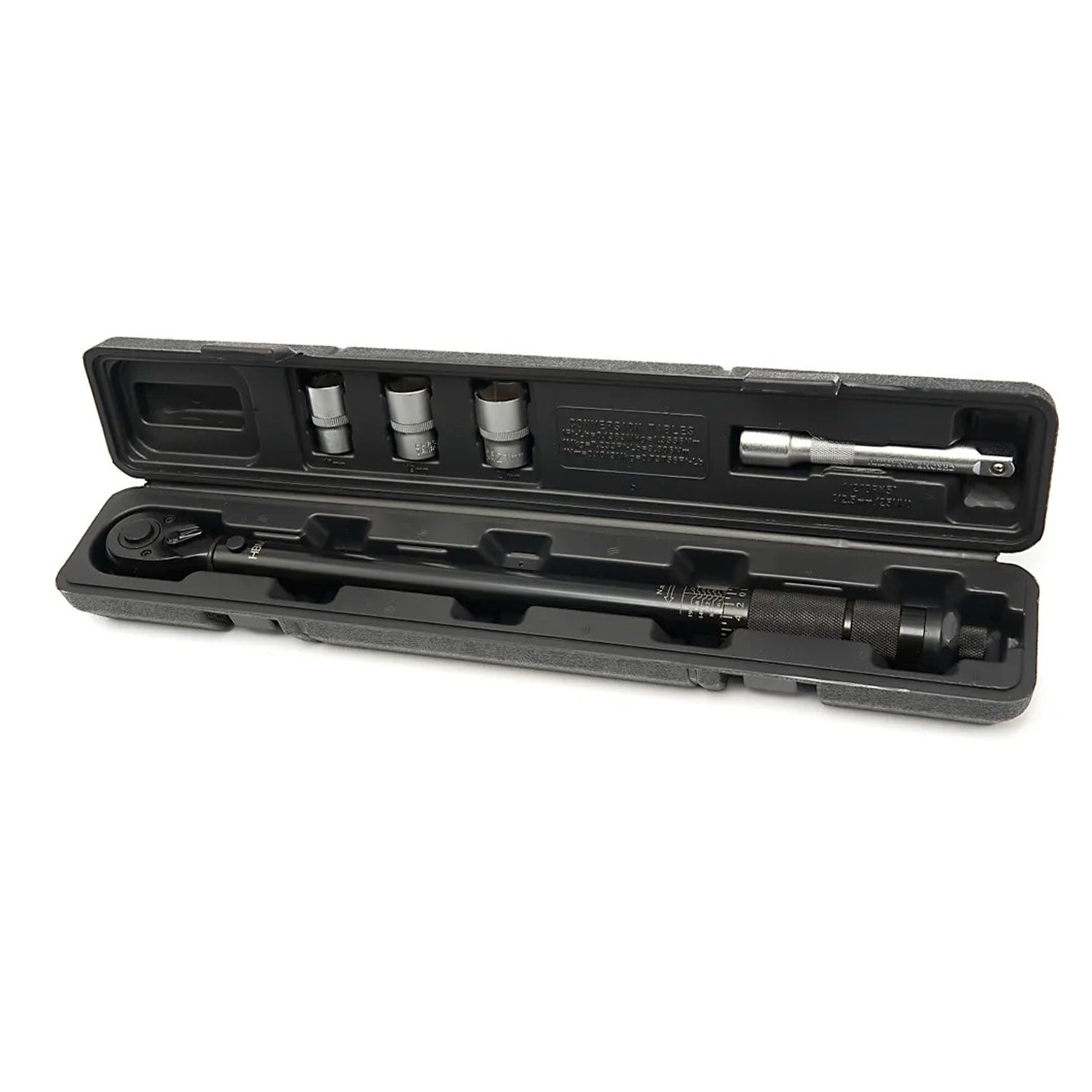 Σετ Δυναμόκλειδο 1/2" 28-210Nm Καρυδάκι 1/2" 17-19-21mm 5 Τμχ HBM