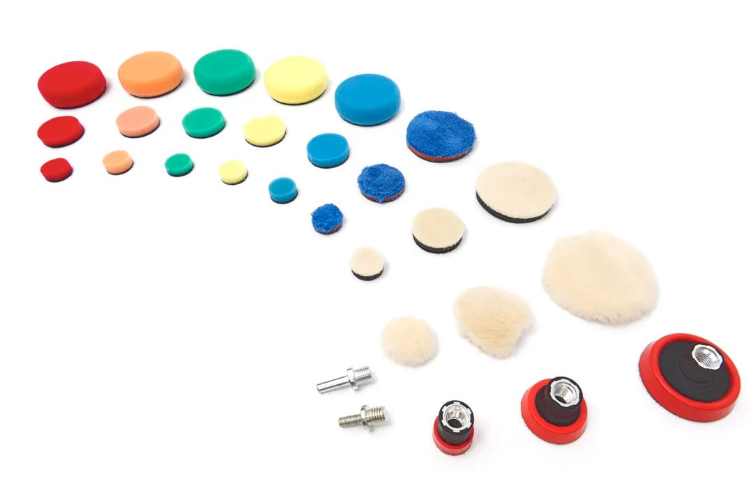 Σετ Σφουγγάρια Γυαλίσματος Αυτοκινήτου M14x6mm 29Τμχ HBM Ολλανδία