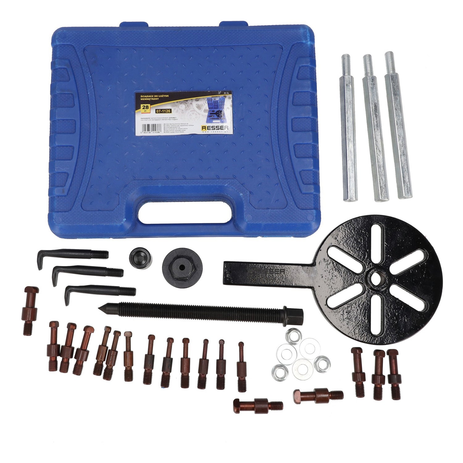 Σετ Εξολκέας Εξωτερικών Ρουλεμάν Και Τροχαλίων 28Τμχ RESSER