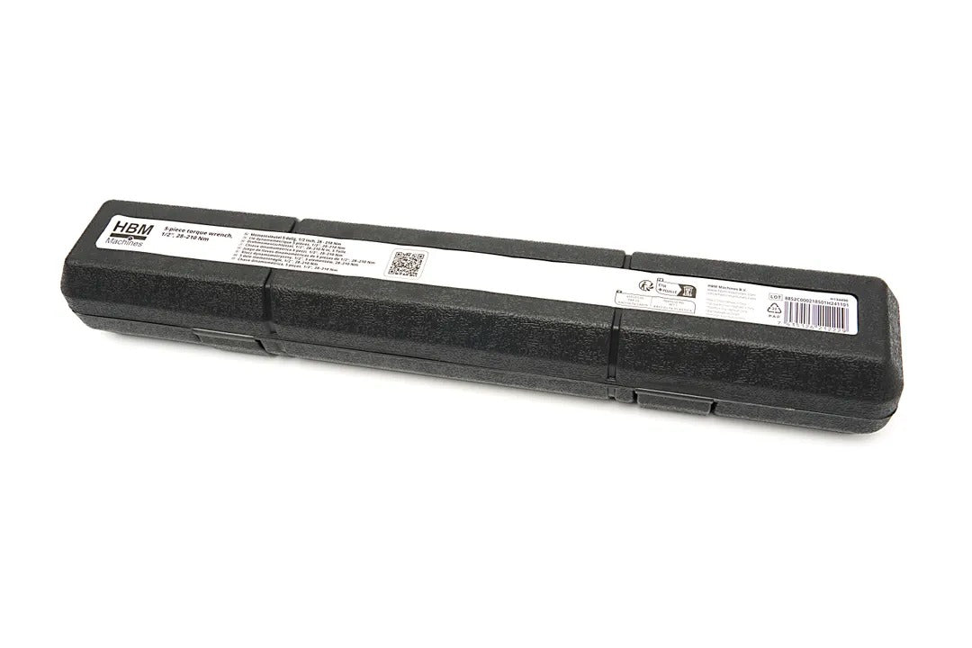 Σετ Δυναμόκλειδο 1/2" 28-210Nm Καρυδάκι 1/2" 17-19-21mm 5 Τμχ HBM