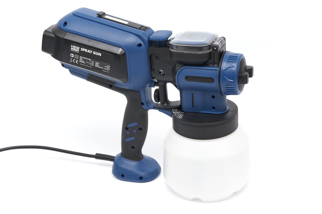 Ηλεκτρικό Πιστόλι Βαφής-Ψεκαστήρας 550w 1500ml με Led