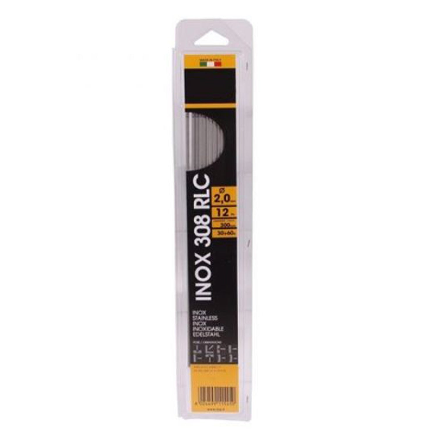 Ηλεκτρόδια Χάλυβα Ρυτιλικά 2,0Mm 350Mm, 25 Τεμάχια