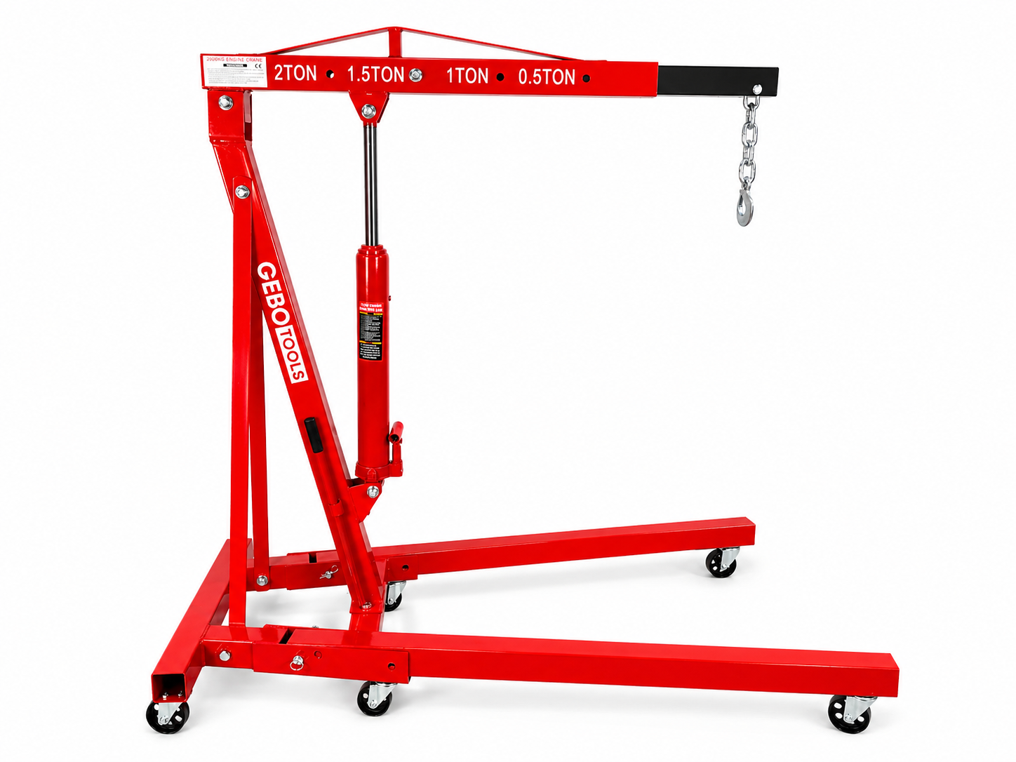 Γερανάκι Ανύψωσης Κινητήρων Υδραυλικό 2T GEBO TOOLS