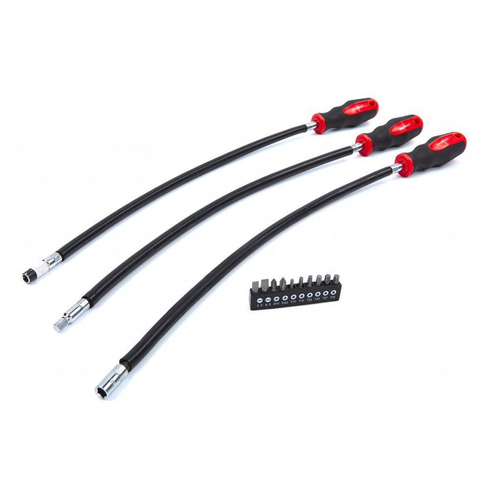 Σετ Κατσαβίδια Εύκαμπτα, Extra Μακριά Με Μύτες Hbm