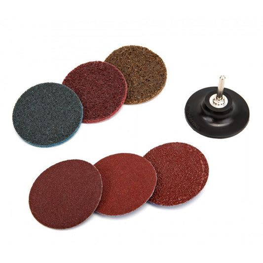 Σετ Δισκοι Λειανσησ Και Καθαρισμου 75Mm 7 Τεμαχια Hbm