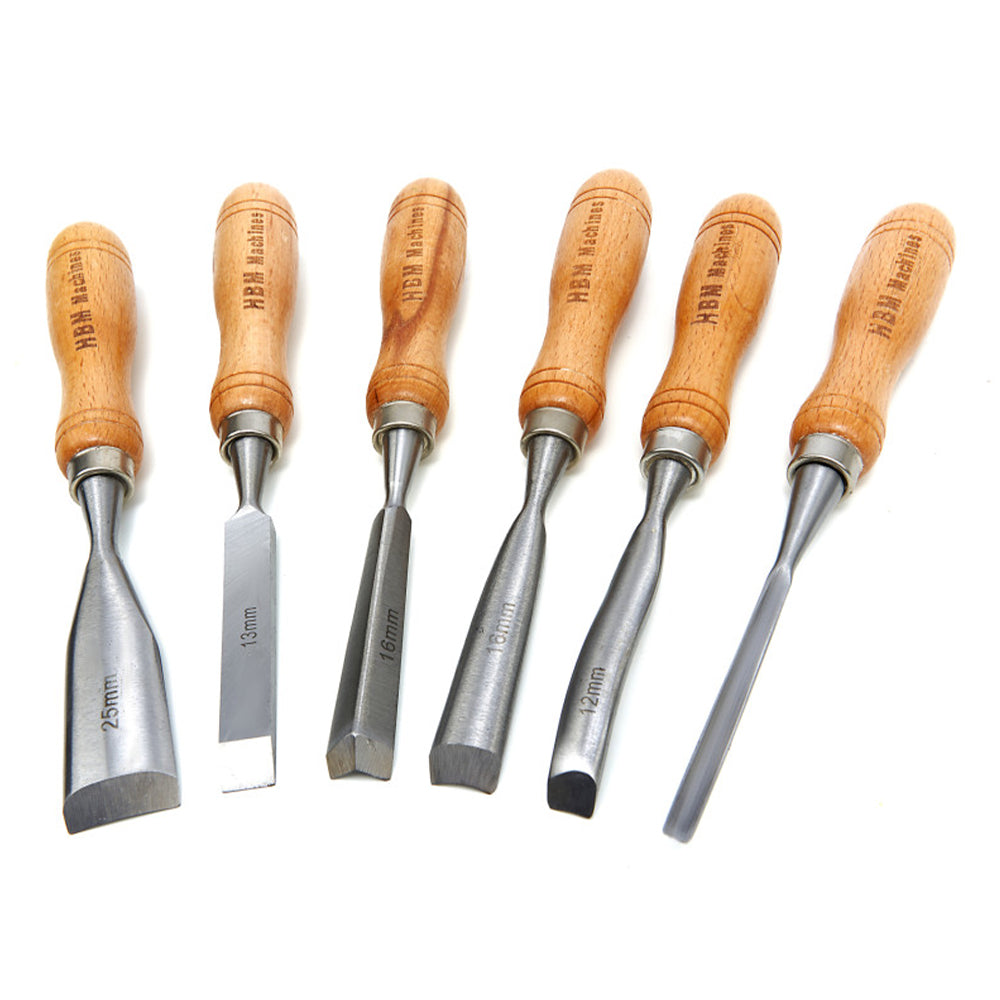 Σετ Καλέμια Ξύλου Με Σφυρί 7 Τεμάχια Hbm