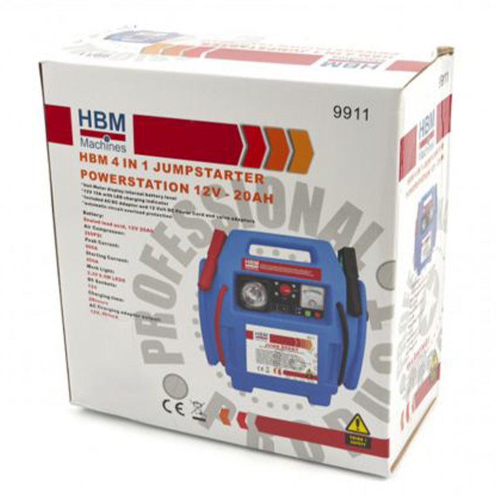 Hbm Machines Φορητός Εκκινητής Μπαταρίας 12V