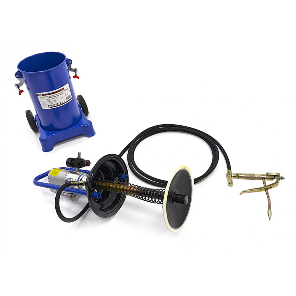 Πνευματικη Αντλια Γρασου-Γρασαδοροσ Αεροσ Φορητη-Φορητοσ Τροχηλατοσ 12L 300-400 Bar Hbm Machines Ολλανδια