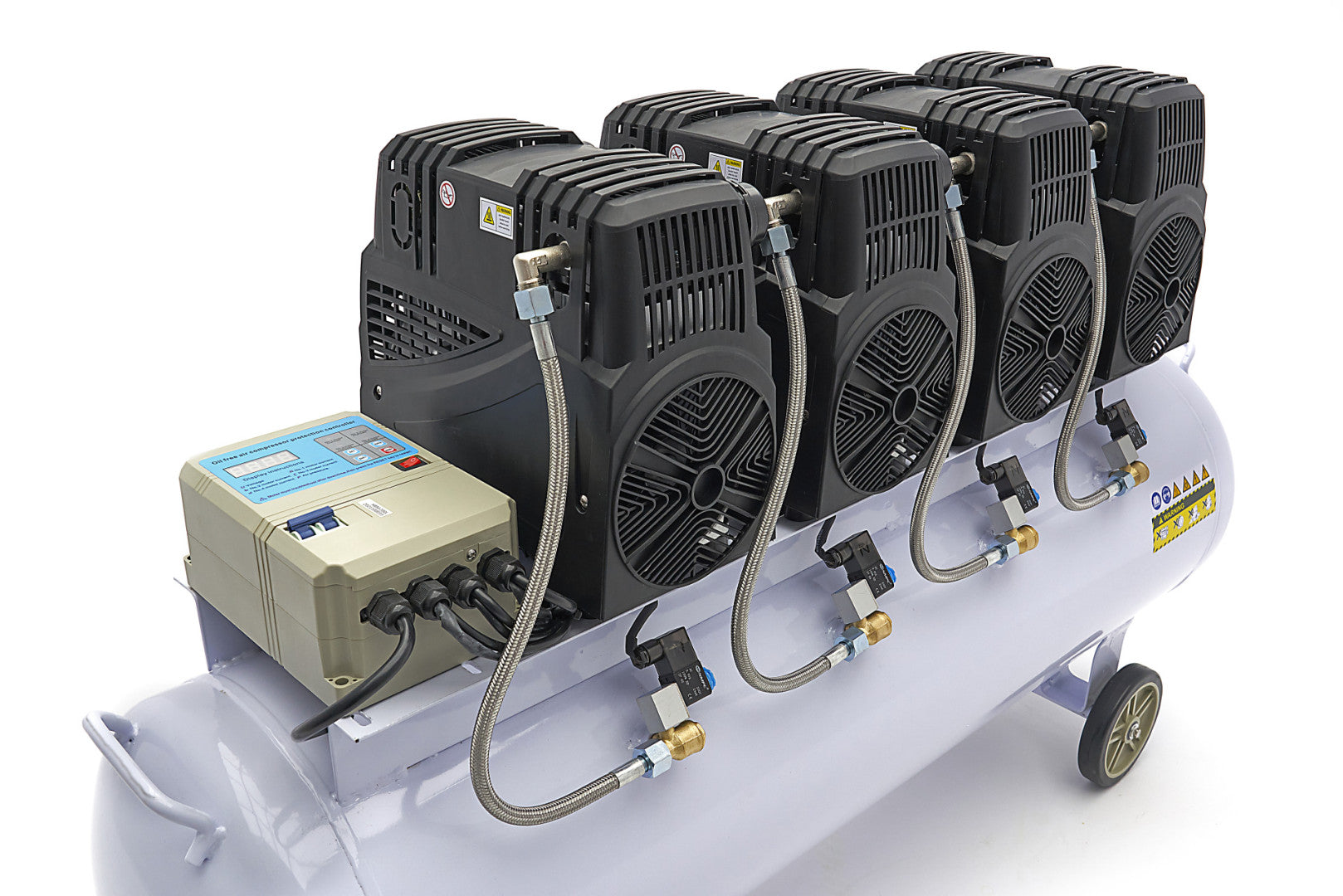 Αθορυβοσ Αεροσυμπιεστησ Χαμηλου Θορυβου Χωρισ Λαδι 200L 8Cp Hbm Machines Ολλανδια