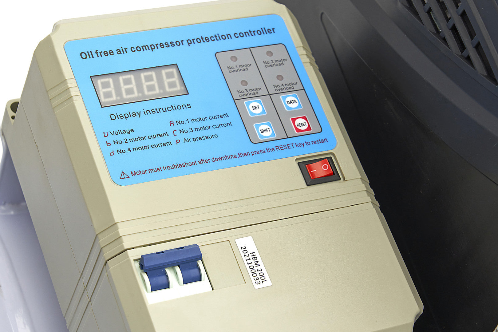 Αθορυβοσ Αεροσυμπιεστησ Χαμηλου Θορυβου Χωρισ Λαδι 200L 8Cp Hbm Machines Ολλανδια