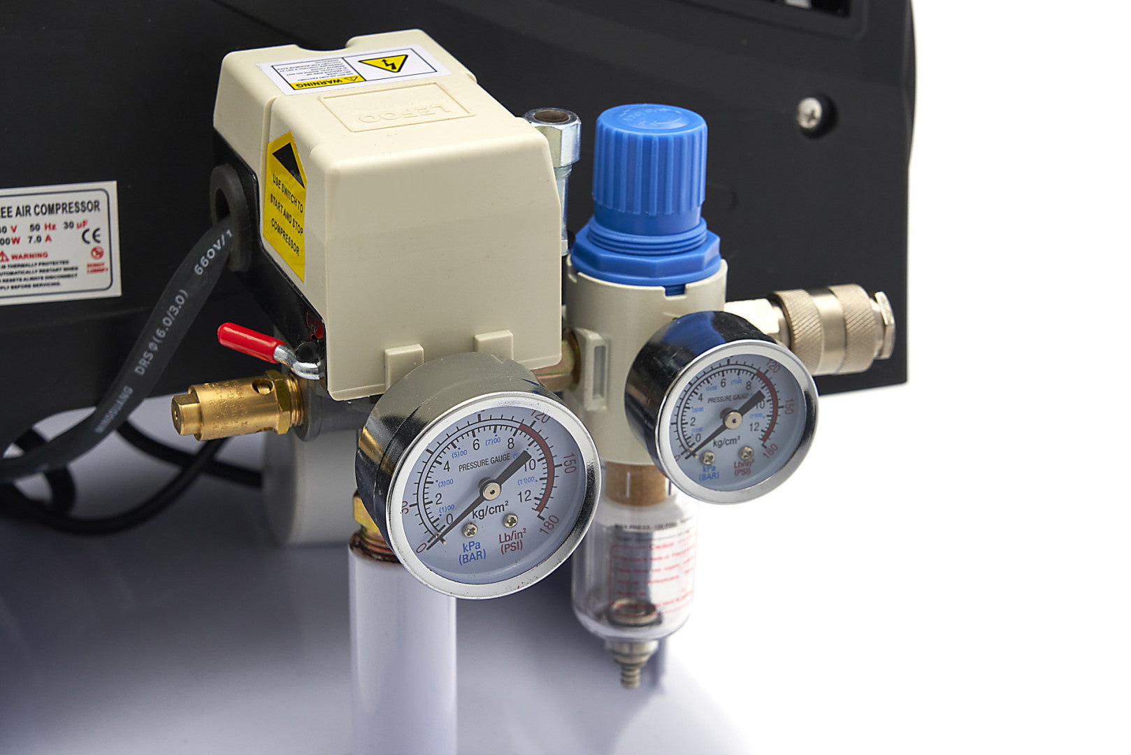 Αθορυβοσ Αεροσυμπιεστησ Χαμηλου Θορυβου Χωρισ Λαδι 200L 8Cp Hbm Machines Ολλανδια