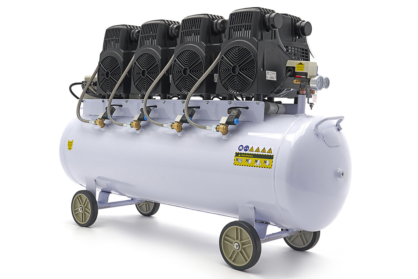 Αθορυβοσ Αεροσυμπιεστησ Χαμηλου Θορυβου Χωρισ Λαδι 200L 8Cp Hbm Machines Ολλανδια