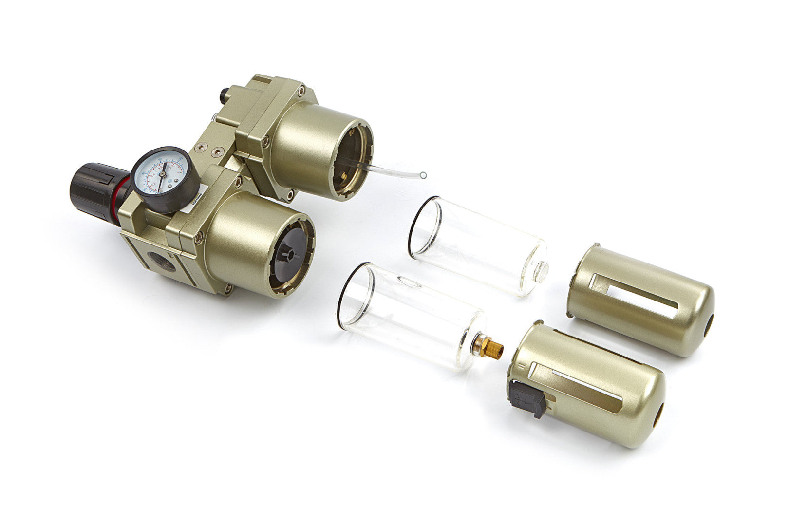 Διαχωριστής Νερού Και Λιπαντικού Με Ρυθμιστή Πίεσης 1/4 Hbm