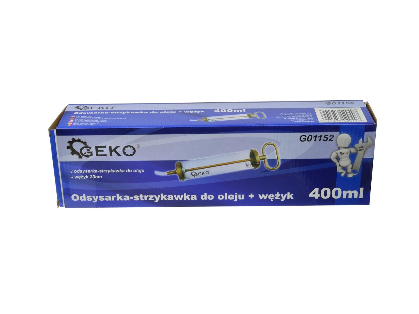 Χειροκίνητη Αντλία Αναρρόφησης Για Λάδι Και Άλλα Υγρά 400ml GEKO