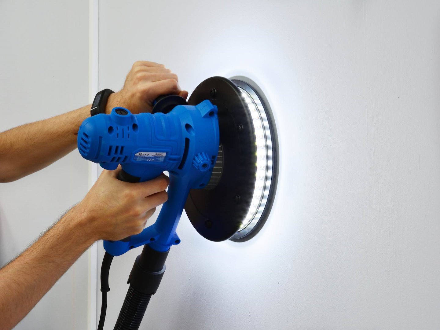 Ηλεκτρική Μηχανή Λείανσης Τοίχων Με Led 190mm 800w