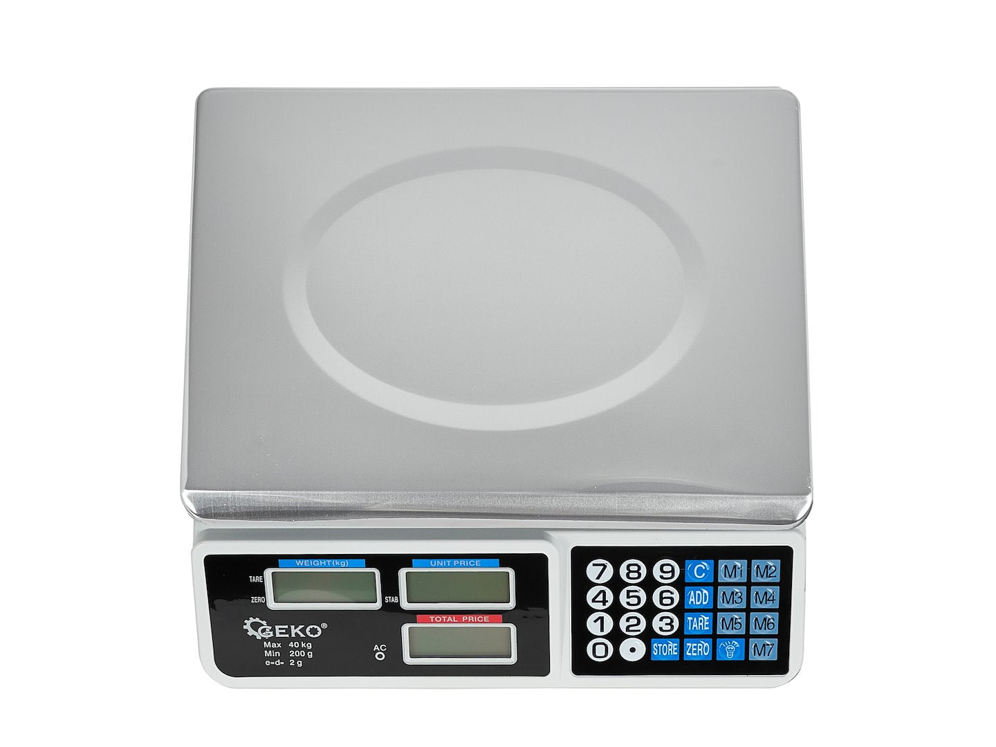 Ηλεκτρονική Ζυγαριά Με Οθόνη LCD 40kg GEKO