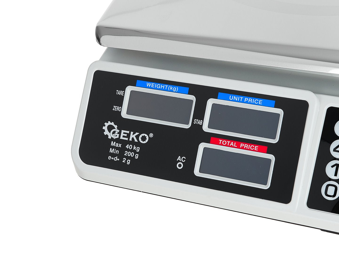 Ηλεκτρονική Ζυγαριά Με Οθόνη LCD 40kg GEKO