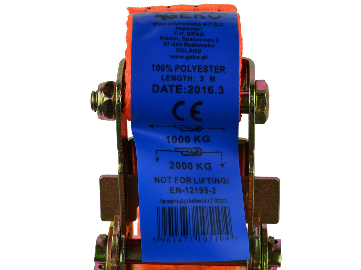 Ιμάντας Πρόσδεσης Με Καστάνια 2m 2T 35mm