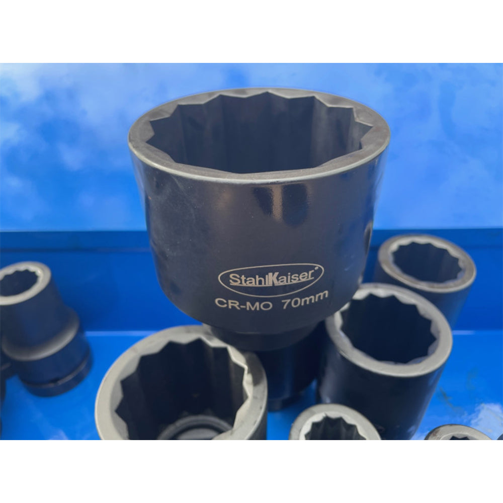 Σετ Καστανιεσ Κρουστικεσ Bihexagonales 1'' 17-75Mm, 25 Τεμαχια