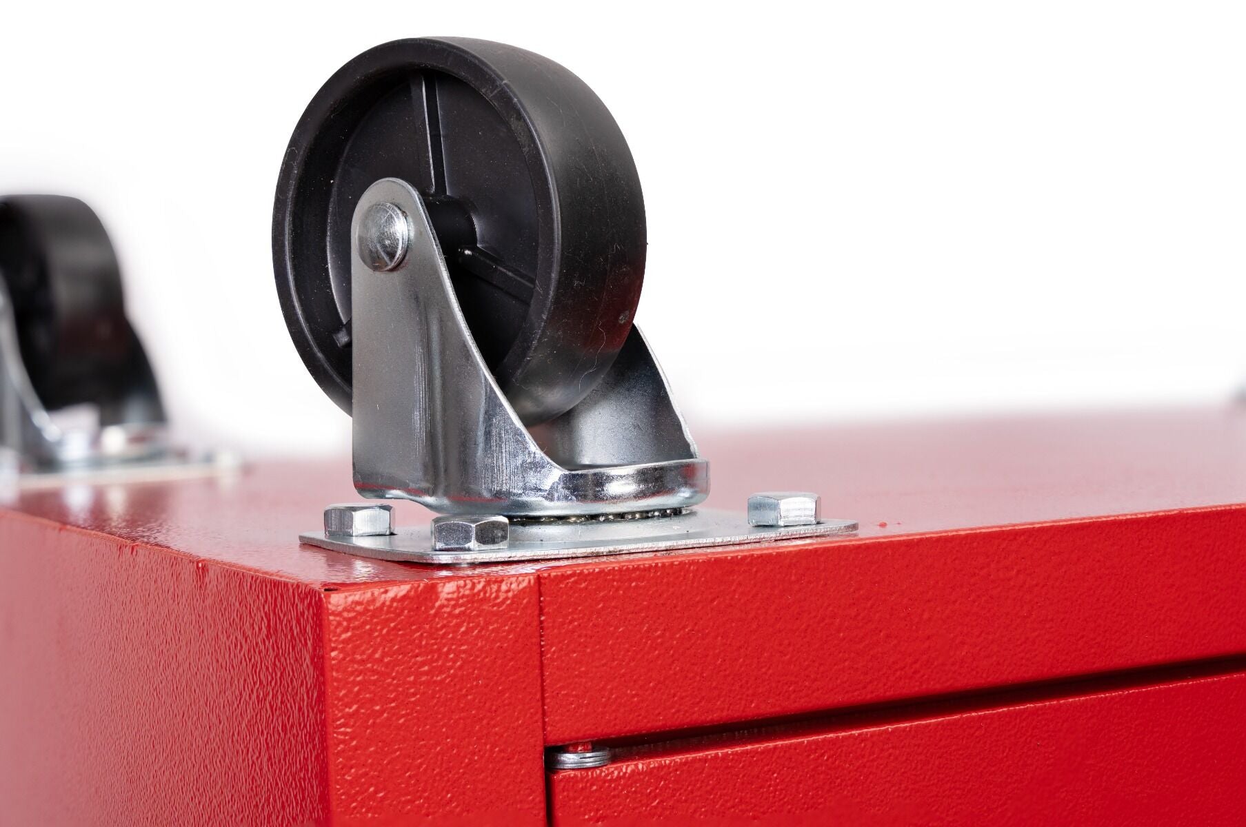 Τροχηλάτος Μεταλλικός Εργαλειοφόρος Χωρίς Εργαλεία Κόκκινος Premium 73x63x40cm INVENTO