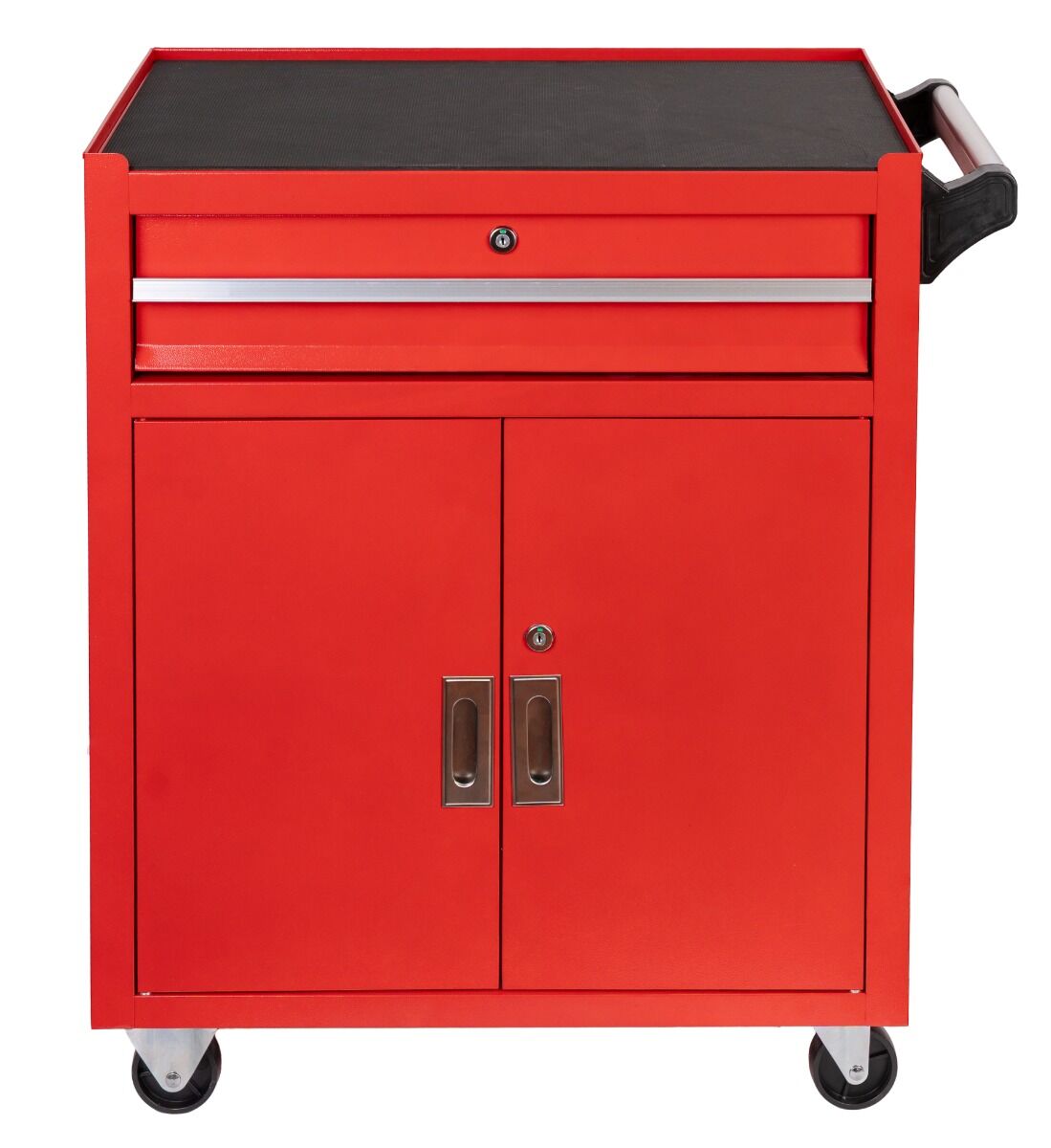 Τροχηλάτος Μεταλλικός Εργαλειοφόρος Χωρίς Εργαλεία Κόκκινος Premium 73x63x40cm INVENTO